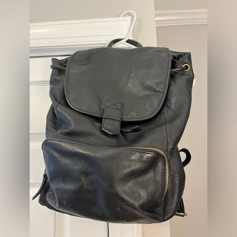 Fossil Leather Backpack